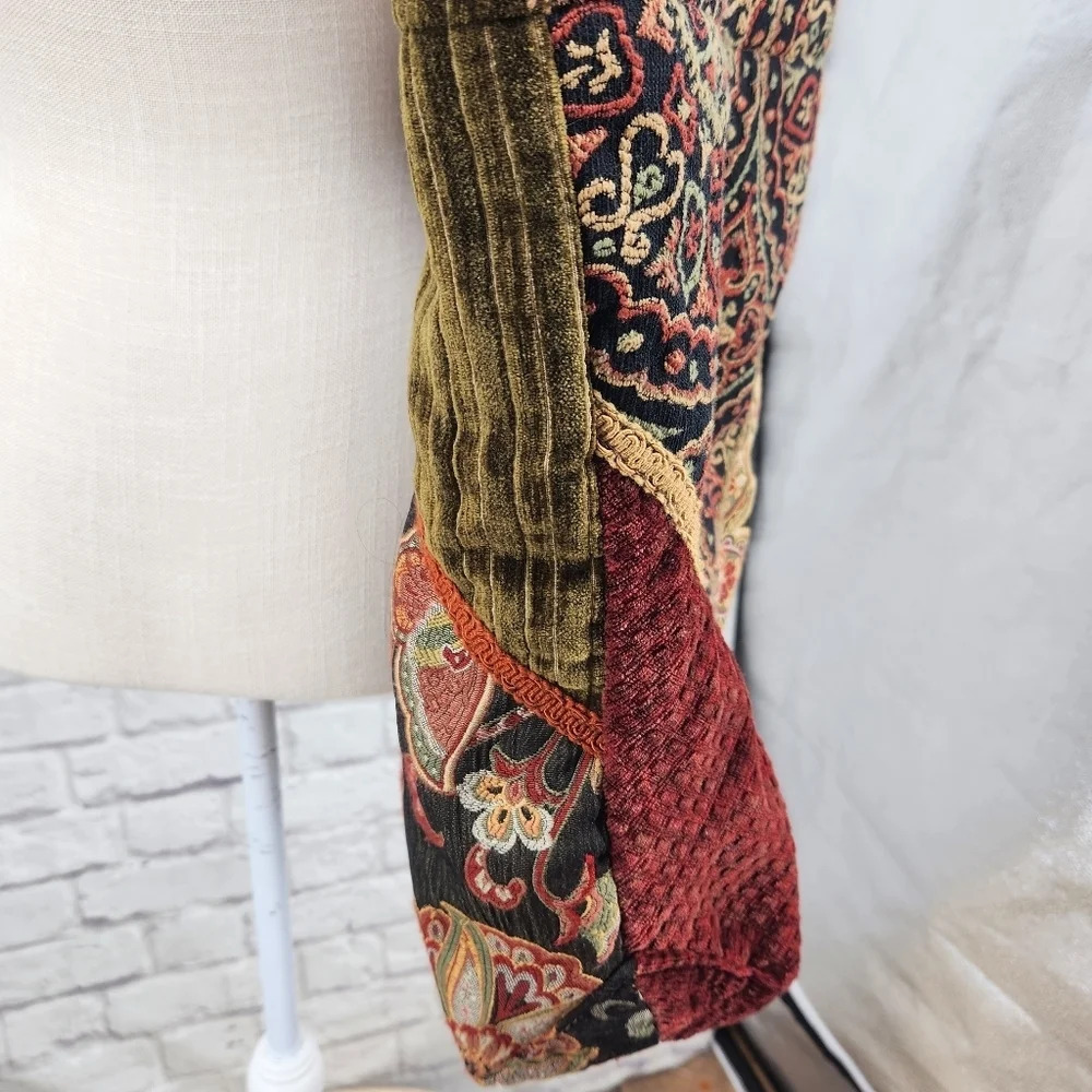 Handmade Tapestry Grandma Core Shoulder Tote Bag - Picture 6 of 15